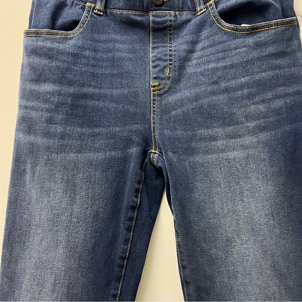 Betabrand Dark Wash Tapered Pull On Jeans Sz Large